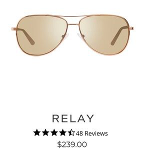 Revo Relay Women’s Aviators Rose Gold / Champagne